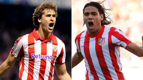 Fernando Llorente y Radamel Falcao Fernando Llorente y Radamel Falcao