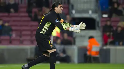 José Manuel Pinto, portero del FC Barcelona José Manuel Pinto, portero del FC Barcelona