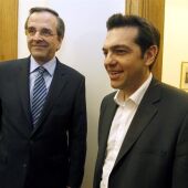 Tsipras y Samarás