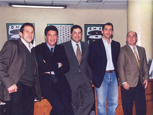 José Joaquín Brotons con Víctor, Javier Urruticoechea, Quique Sánchez Flores y Andújar Oliver. José Joaquín Brotons con Víctor, Javier Urruticoechea, Quique Sánchez Flores y Andújar Oliver.