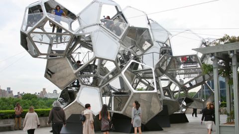 Ciudad de las nubes, en el &aacute;tico de un museo de Nueva York