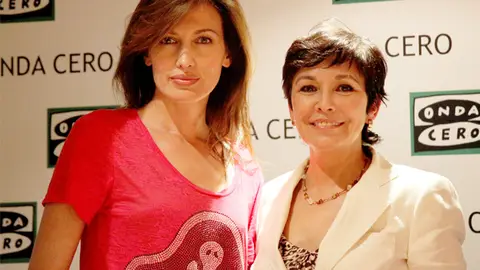 Nieves Álvarez e Isabel Gemio en Onda Cero Nieves Álvarez e Isabel Gemio en Onda Cero