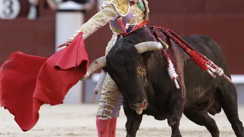 Talavante, en faena de muleta Talavante, en faena de muleta
