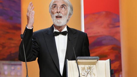 Haneke, junto a su segunda Palma de Oro