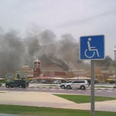 Incendio en un centro comercial de Doha