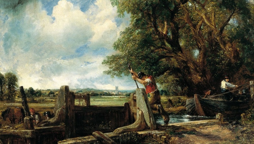 La Esclusa, obra de John Constable