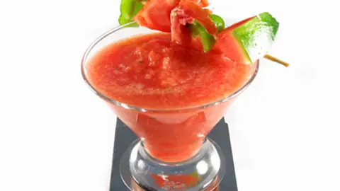 Gazpacho de sandía Gazpacho de sandía