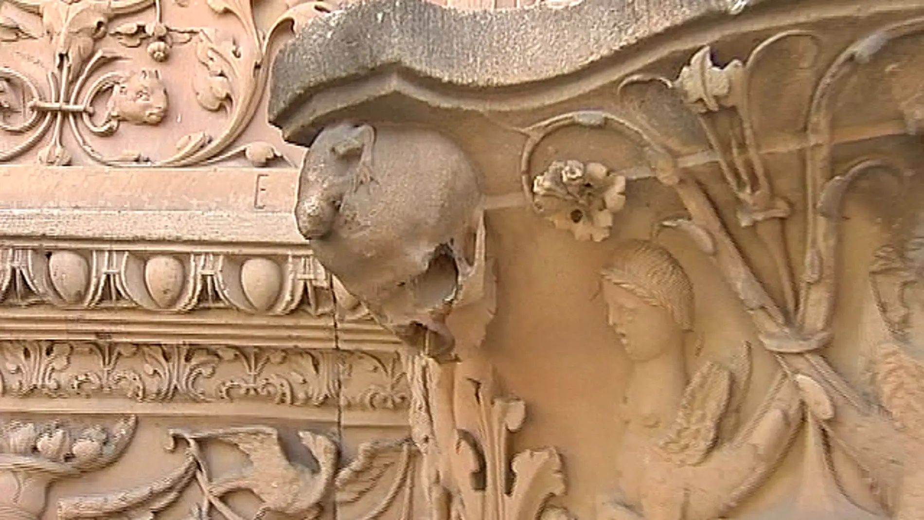 Rana de la fachada de la Universidad de Salamanca