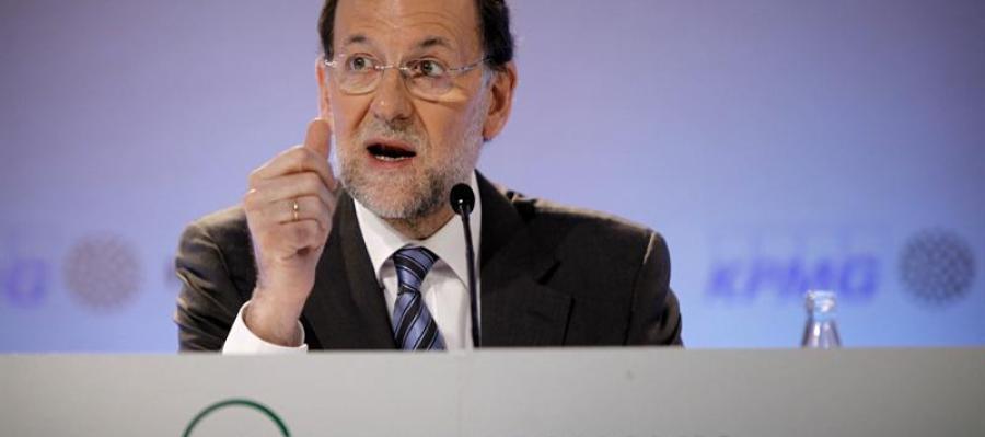 Mariano Rajoy durante su comparecencia Mariano Rajoy durante su comparecencia