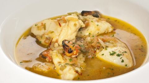 Zarzuela de pescado y marisco