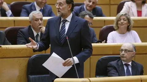 Mariano Rajoy en el Senado (Archivo) Mariano Rajoy en el Senado (Archivo)