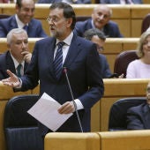 Mariano Rajoy en el Senado (Archivo)