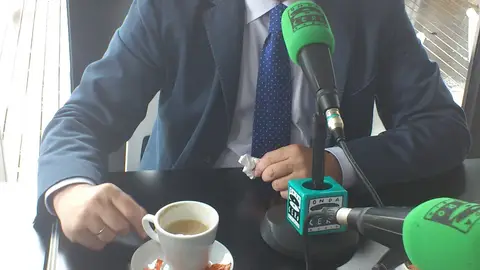 Pachi Vazquez, durante una entrevista para Onda Cero Pachi Vazquez, durante una entrevista para Onda Cero