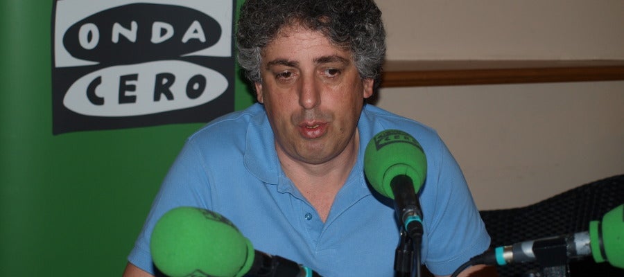 Momento de la entrevista con Perez Bouza Momento de la entrevista con Perez Bouza