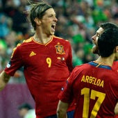 Torres, eufórico tras marcar ante Irlanda