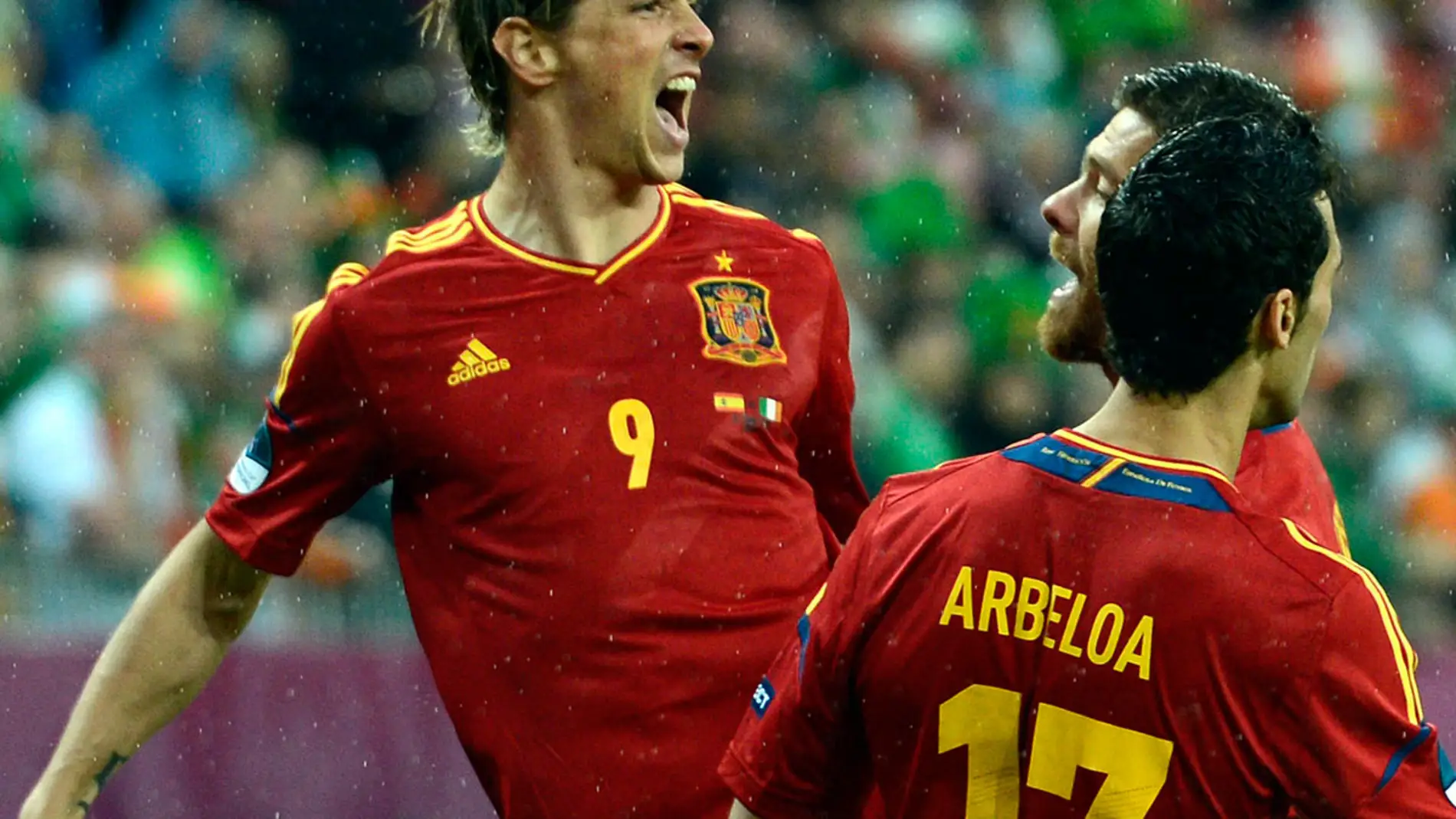Torres, eufórico tras marcar ante Irlanda