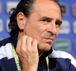 El seleccionador de Italia, Cesare Prandelli El seleccionador de Italia, Cesare Prandelli