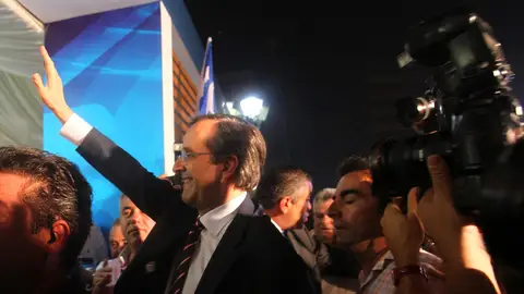El líder de Nueva Democracia (ND), Andonis Samarás El líder de Nueva Democracia (ND), Andonis Samarás