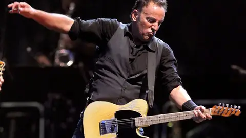 Bruce Springsteen en su concierto en Madrid