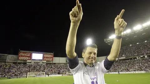 El entrenador del Real Valladolid, Miroslav Djukic, tras el ascenso a Primera División El entrenador del Real Valladolid, Miroslav Djukic, tras el ascenso a Primera División