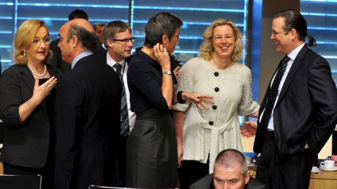 De Guindos, en la reuni&oacute;n del Ecofin