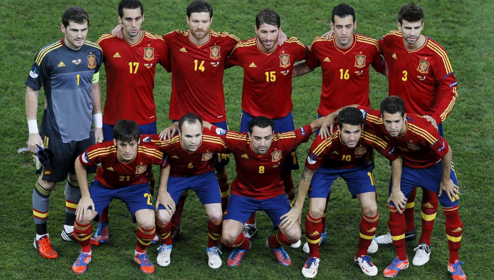 El once de España