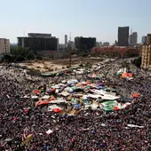 La cairota plaza Tahrir estalla de júbilo ante la victoria de Mursi La cairota plaza Tahrir estalla de júbilo ante la victoria de Mursi