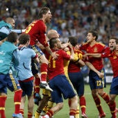 Ramos lidera la 'piña' de España tras los penaltis