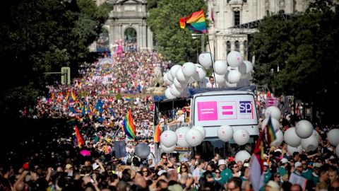 Ambiente en el Desfile del Orgullo