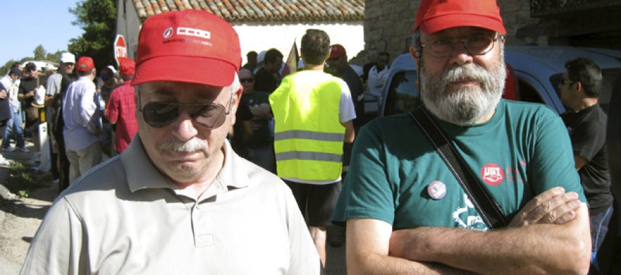 Toxo y Méndez muestran su "solidaridad" con los mineros y se unen a la marcha Toxo y Méndez muestran su "solidaridad" con los mineros y se unen a la marcha