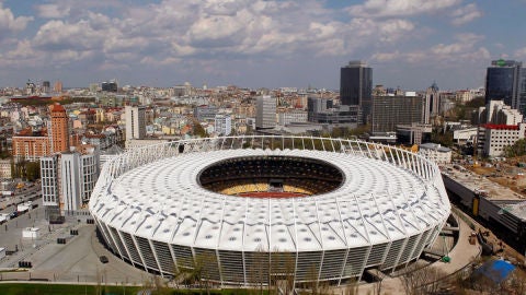 El estadio Ol&iacute;mpico de Kiev