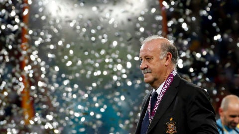 Del Bosque celebra la triple corona
