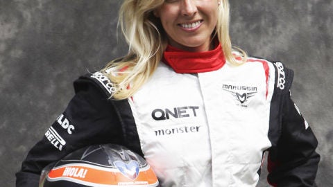 Maria de Villota, piloto probadora de Marussia.
