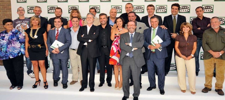 Los presentadores de Onda Cero en la presentación de la temporada 2011-2012 (EGM) Los presentadores de Onda Cero en la presentación de la temporada 2011-2012 (EGM)
