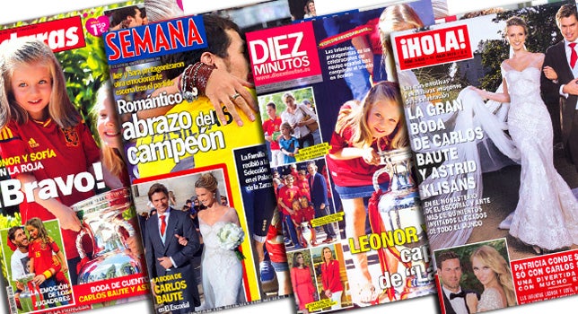 Cotis con Enrique de Miguel: La Roja inunda las portadas Cotis con Enrique de Miguel: La Roja inunda las portadas