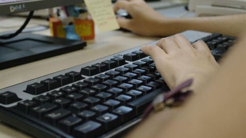 Un teclado de ordenador