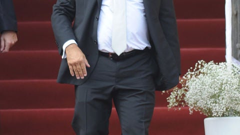 Joan Laporta, vestido para la ocasi&oacute;n