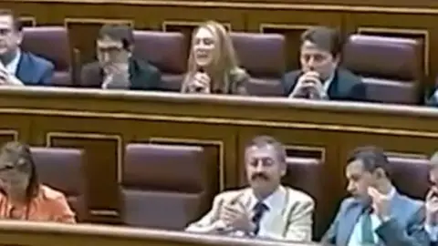 Andrea Fabra, en el Congreso Andrea Fabra, en el Congreso