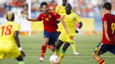 La selecci&oacute;n de los juegos pierde ante Senegal