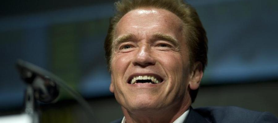 Arnold Schwarzenegger en la Comic-Con presentando nueva película Arnold Schwarzenegger en la Comic-Con presentando nueva película