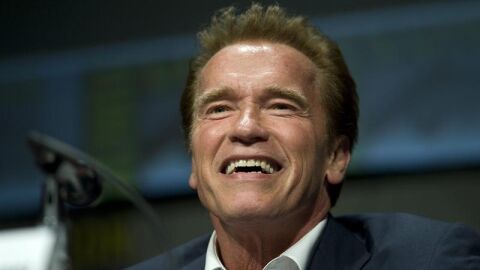 Arnold Schwarzenegger en la Comic-Con presentando nueva pel&iacute;cula