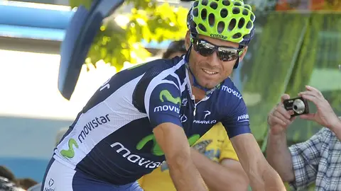 Alejandro Valverde en el Tour de Francia Alejandro Valverde en el Tour de Francia