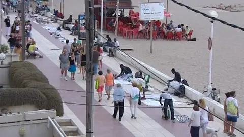 El top manta de Calafell El top manta de Calafell