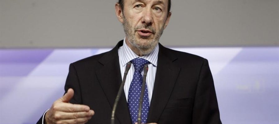 El líder del PSOE, Alfredo Pérez Rubalcaba El líder del PSOE, Alfredo Pérez Rubalcaba