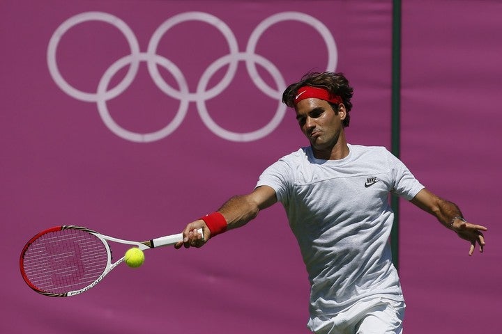 Roger Federer, principal favorito para hacerse con el oro en Londres 2012 Roger Federer, principal favorito para hacerse con el oro en Londres 2012
