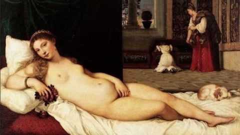 Venus de Urbino - Retocada