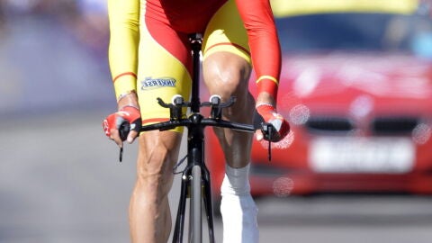 Luis Le&oacute;n S&aacute;nchez, en la contrarreloj de Londres 2012