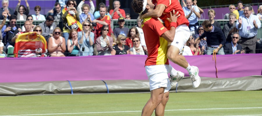 Ferrer y Feliciano celebran el pase a semifinales Ferrer y Feliciano celebran el pase a semifinales