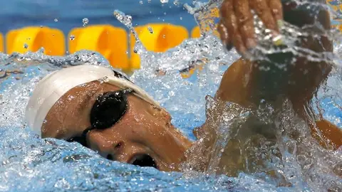 La nadadora española Mireia Belmonte La nadadora española Mireia Belmonte