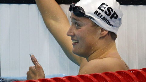 Mireia celebra su segunda plata en Londres